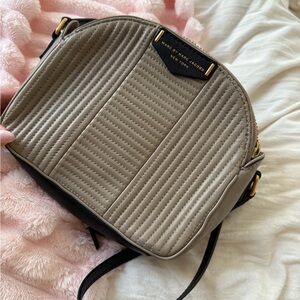 Marc By Marc Jacobs Gray and Black Quilted Crossbody Bag